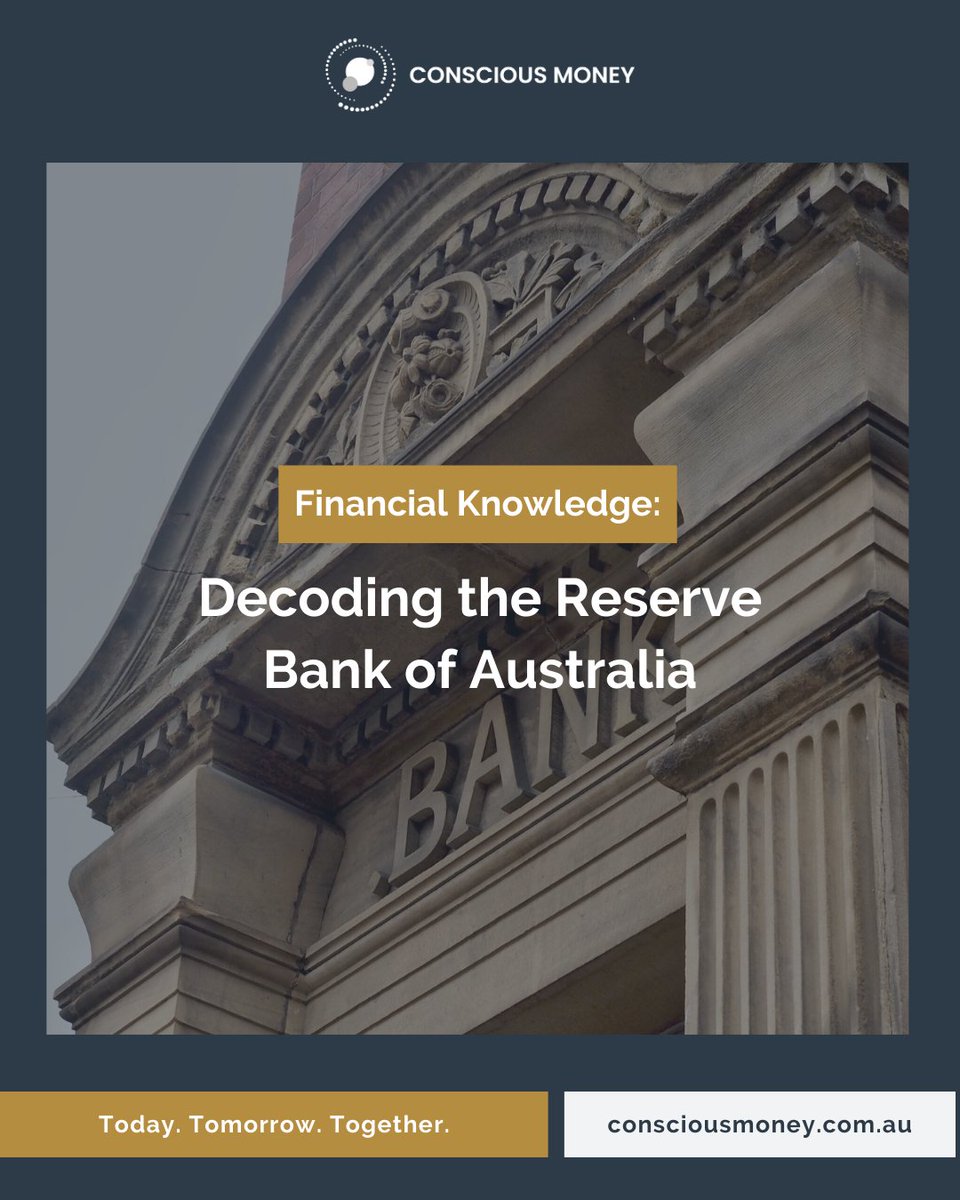 The Reserve Bank of Australia plays a pivotal role in steering the economy through monetary policy decisions, including interest rate adjustments and asset purchases.

Reach out to us for expert insights! 

#RBA #MonetaryPolicy #EconomicOutlook #FinancialInsights #ConsciousMoney