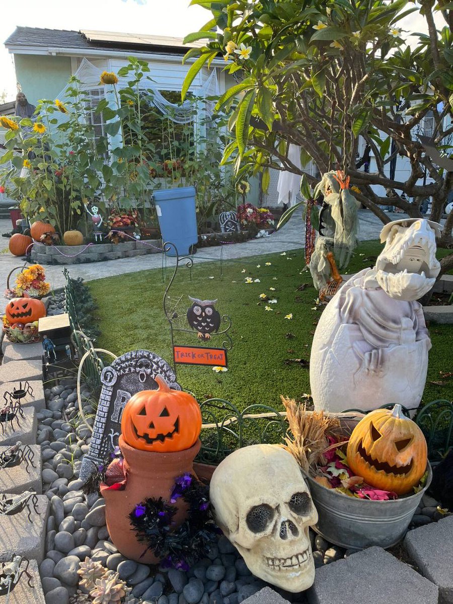 Trinity5206's tweet image. Spent the whole day with my best friend, joyfully and busily preparing various candies and carefully setting up Halloween decorations. Our hearts are filled with anticipation for the upcoming festivities and magic of this holiday.
@Halloween #USA #LosAngeles #BestFriend