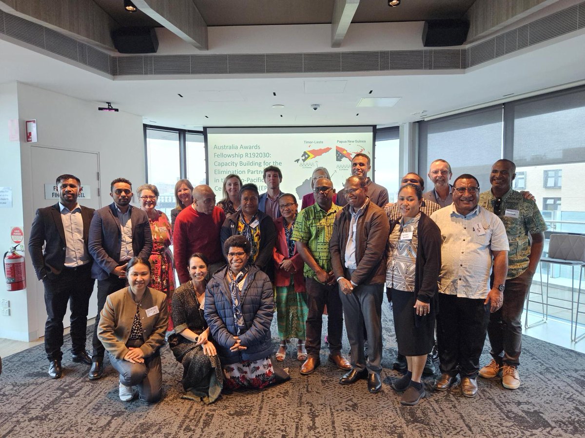 DaffodilCentre's tweet photo. LATEST NEWS📰| @Sydney_Uni is excited to be hosting 15 fellows funded by @dfat #AustraliaAwards #EPICC

The program, led by Professor @DrDebBateson at #TheDaffodilCentre, will bring together health professionals from Timor-Leste, Papua New Guinea, and Vanuatu, to foster collaboration, and to enhance skills and leadership in the elimination of #CervicalCancer across the Indo-Pacific region 

Article via🔗 https://t.co/g7v2Y2Ksn9

@AmbGlobalHealth @RobynWard13 @KirbyInstitute @FamPlanningAU @ACPCC_ @syd_health  @CCNewSouthWales @Karen_Canfell @SavilleMarion
