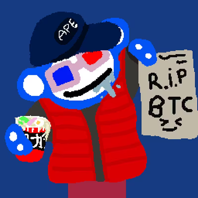 ApeApium's tweet photo. Let's make some noise! 💙

our Public Mint is still going on!
https://t.co/HVfo2zgjVf (@bleverxyz)

#ApiumsFollowApiums @apecoin #ripBTC 
-_-