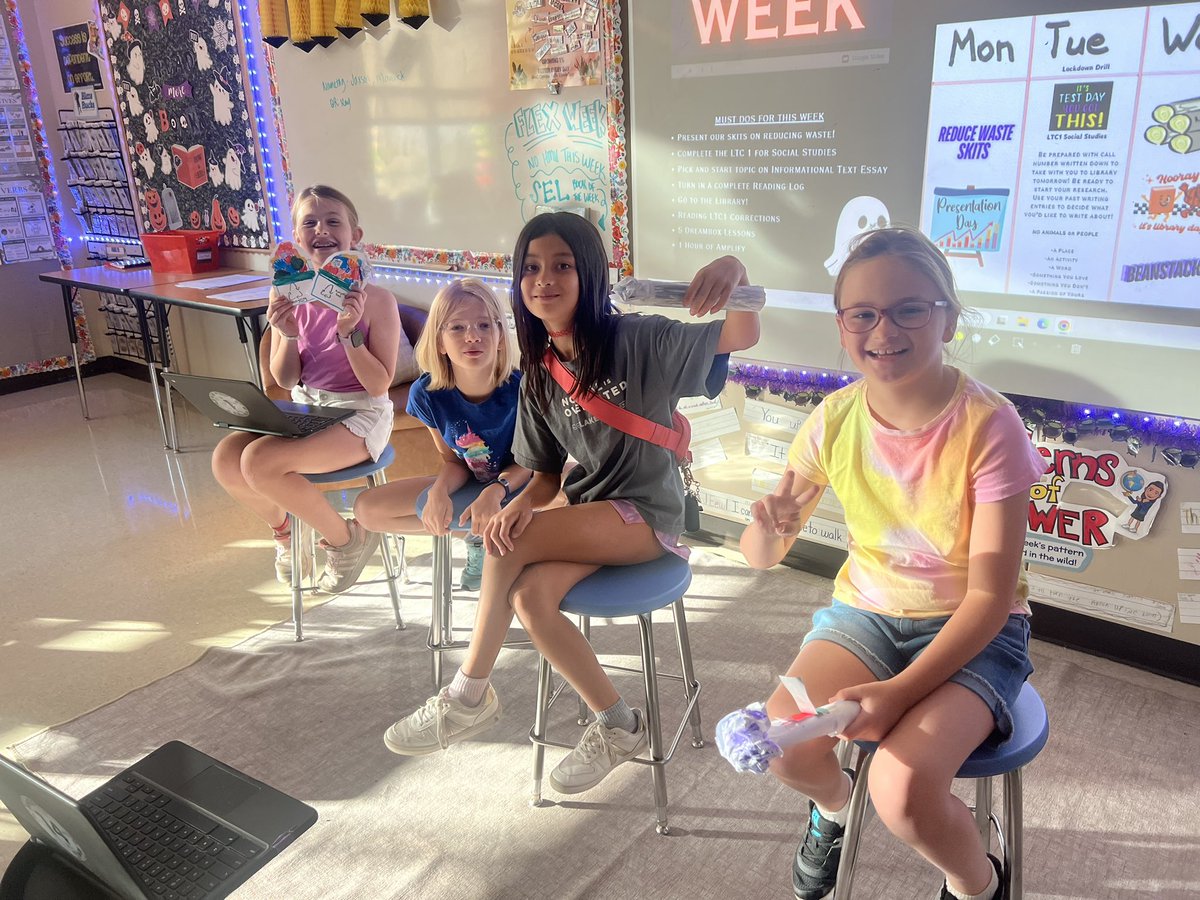 MsRowe6's tweet image. 🌊♻️ After reading the HMH Texas lesson on ‘How Can We Reduce Household Waste,’ students created skits to promote recycling around campus. We also explored the inspiring work of @WashedUpTexas, a nonprofit that helps protect our environment.