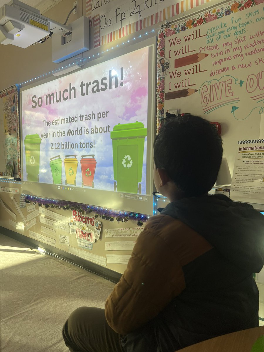MsRowe6's tweet image. 🌊♻️ After reading the HMH Texas lesson on ‘How Can We Reduce Household Waste,’ students created skits to promote recycling around campus. We also explored the inspiring work of @WashedUpTexas, a nonprofit that helps protect our environment.