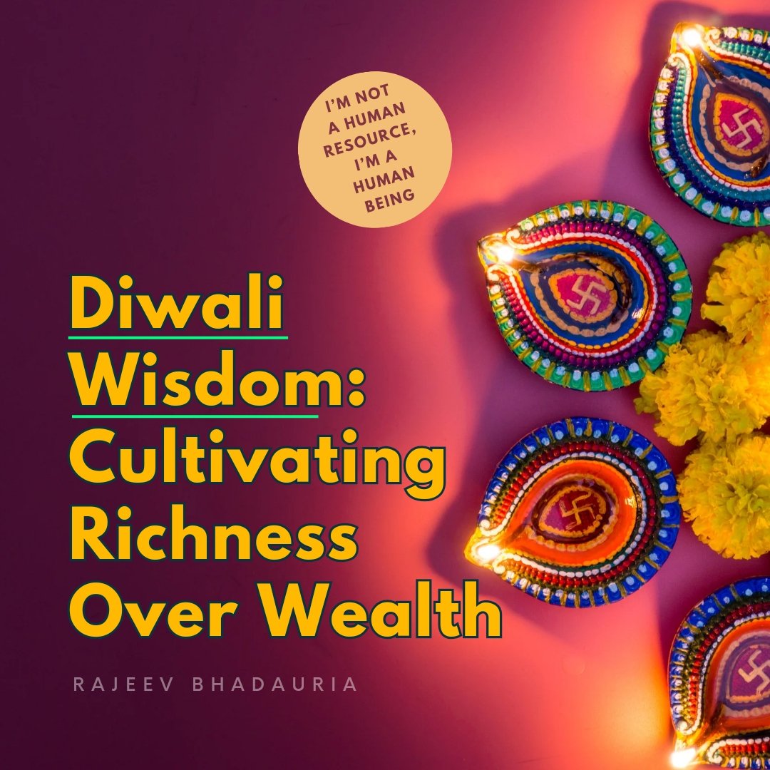 Diwali’s lessons encourage us to embrace giving over taking. 

True prosperity, as reflected in the relationship between Lord Vishnu and Lakshmi, stems from detachment and service.

#happydiwali #DiwaliCelebration