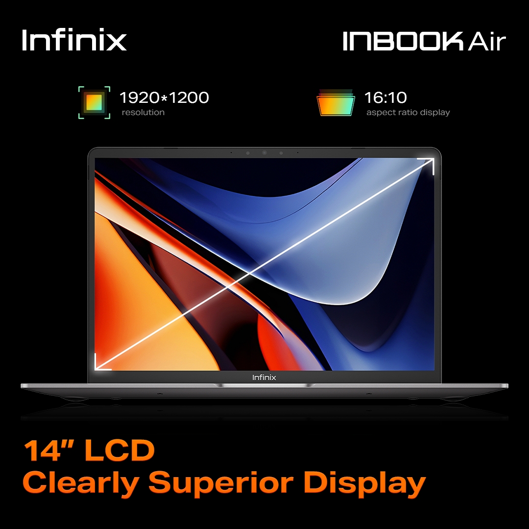 Kejutan spesial dari Infinix di bulan Oktober!

Infinix Inbook Air meluncur hari ini dengan design yang lebih compact dan ringan untuk menunjang pekerjaan dan belajar lebih fleksible.

Cek tweet untuk tahu fitur lengkapnya!

#InfinixInbookAir #DesignRinganTampilanBrillian
