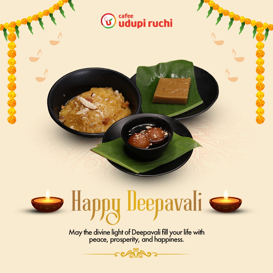 CafeUdupiRuchi's tweet photo. May the festival of lights brighten your life with endless joy, prosperity, and new beginnings. Wishing you and your loved ones a sparkling Diwali filled with love and laughter!✨🪔

#CafeeUdupiRuchi #BaariGammat #HappyDiwali #FestivalOfLights #Diwali2024 #CelebrateWithJoy https://t.co/d2lVMKq1Gq