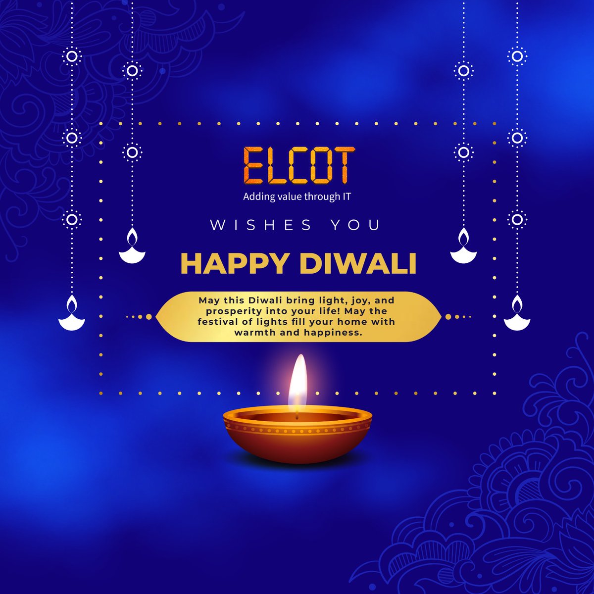 ELCOT wishes you a Diwali that’s as bright as your dreams and as prosperous as your plans! May your year be lit with success, joy, and a touch of sparkle. Here’s to lighting up new paths and celebrating endless growth. Shine on and have a dazzling Diwali!