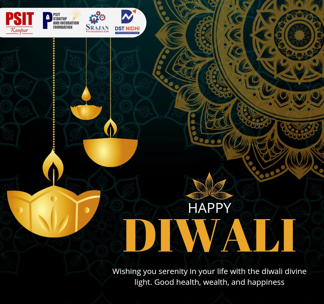May the glow of Diwali lamps illuminate your path with opportunities, prosperity, and the spirit of entrepreneurship. 

Together, let's kindle the flames of innovation and usher in a year of boundless success and growth. 

Wishing you all a very happy and prosperous Diwali.🪔🌟