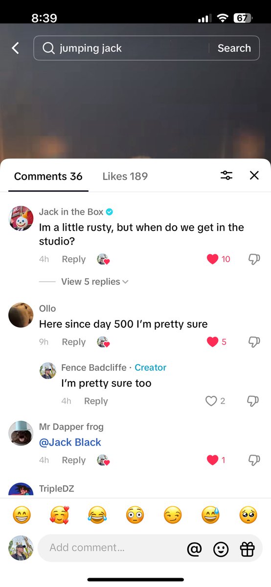 FenceBadcliffe's tweet photo. New number one hit coming with Jack in the Box soon👀 https://t.co/Yffxuyztc1