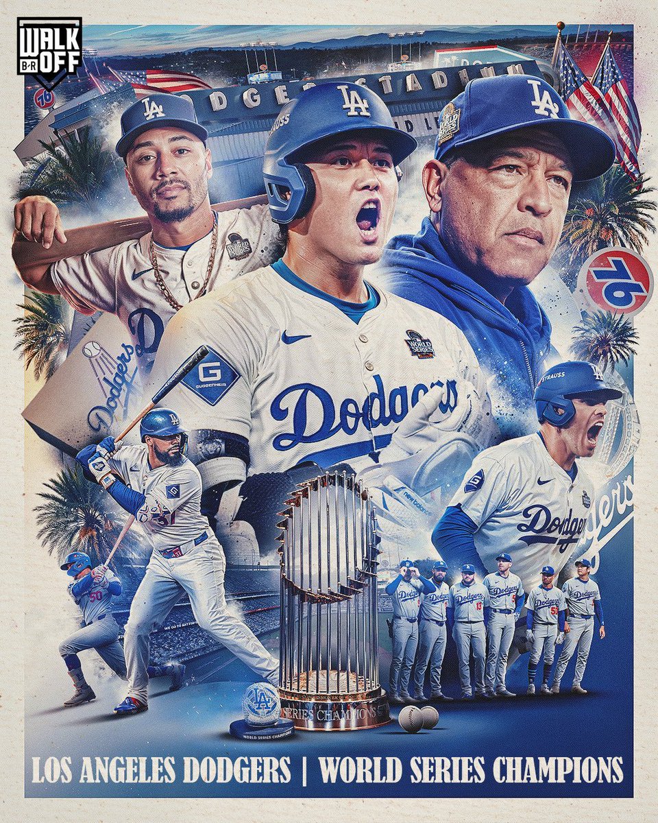 ロサンゼルス・ドジャース、ワールドシリーズ制覇。 2024年のMLB王者