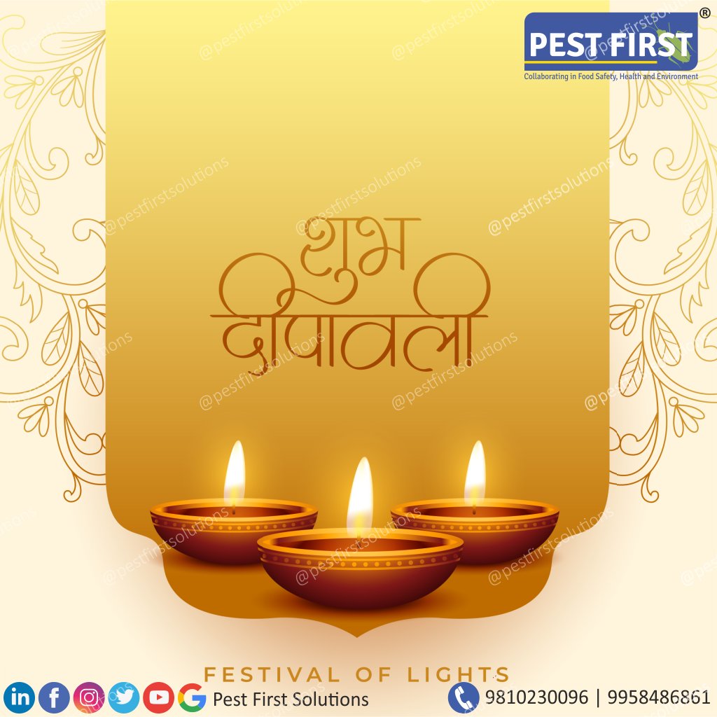 PestFirstSoln's tweet photo. Wishing you a Bright &amp; Pest-Free #Diwali!

Let’s light up our lives with happiness, health, &amp; harmony – &amp; keep the pests at bay! From all of us at #pestfirstsolutions, may your home be filled with joy &amp; your celebrations be safe &amp; pest-free. #HappyDiwali to you &amp; your loved ones! https://t.co/BjZf4nd0vK