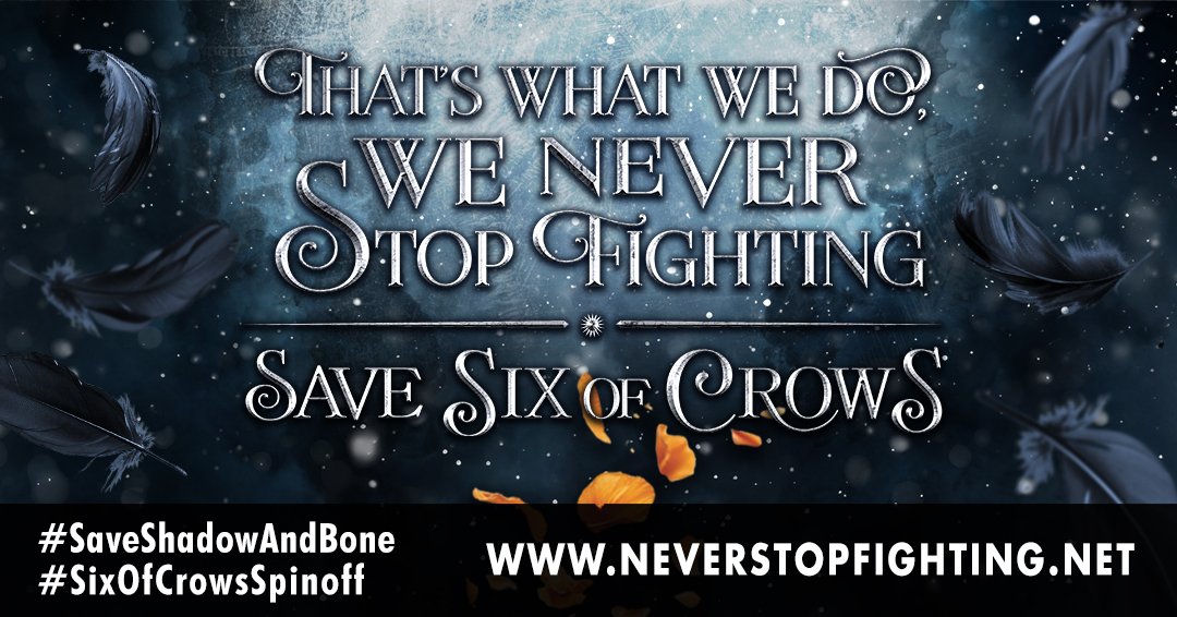 savethegrisha's tweet photo. Happy Halloween to all who celebrate! π
We're excited for another Times Square billboard featuring our spooky Crow crew! π¦ββ¬
The animation will run every fifth minute from 12:05am to 11:05pm ET.
Get a look at the billboard here:
https://t.co/UJwsA6MjF0
#NetflixGraveyard
#SaveShadowAndBone
#SixOfCrowsSpinoff