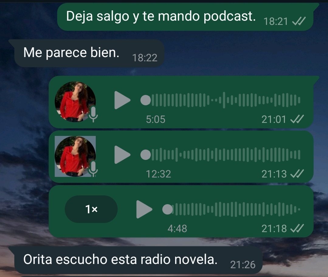 Val__A__'s tweet photo. En este perfil ya empezamos a producir podcast. https://t.co/E3pdihD36m
