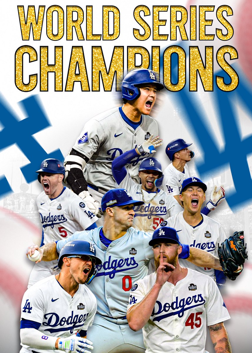 The #Dodgers are YOUR 2024 #WorldSeries CHAMPS!