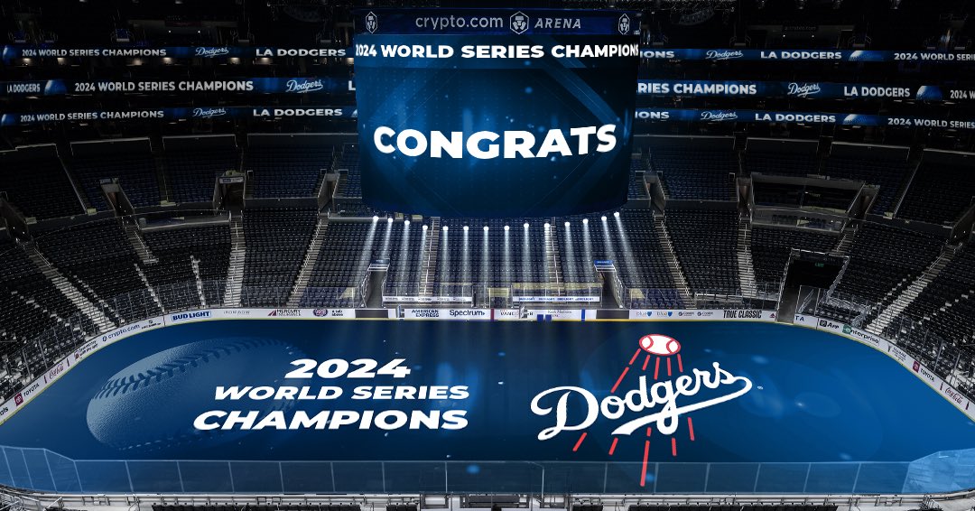 cryptocomarena's tweet photo. WORLD SERIES CHAMPIONS! CONGRATS @DODGERS 🏆 https://t.co/p40uWfwZuR