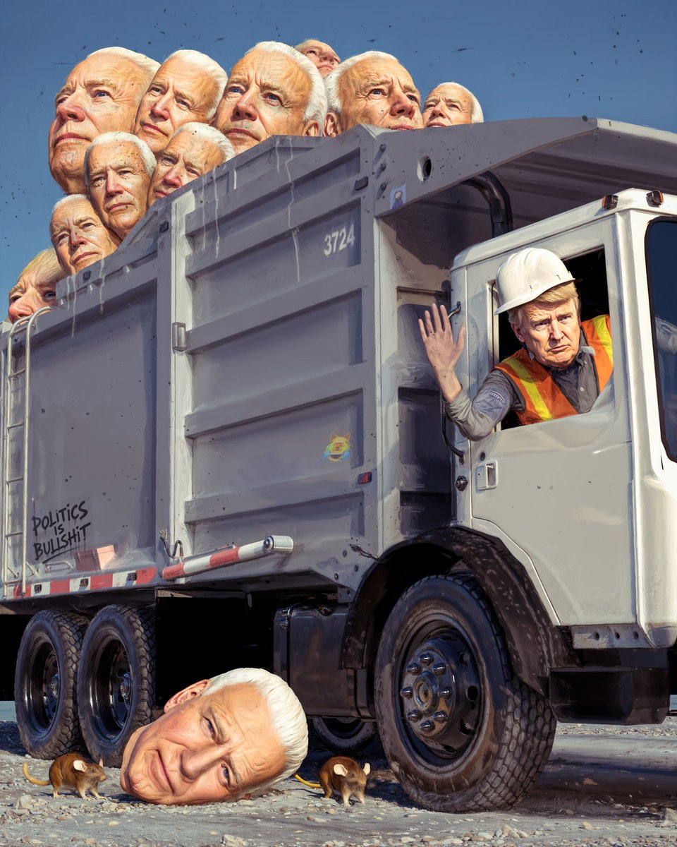 beeple's tweet photo. GARBAGE DAY https://t.co/YQMTUKoV3V