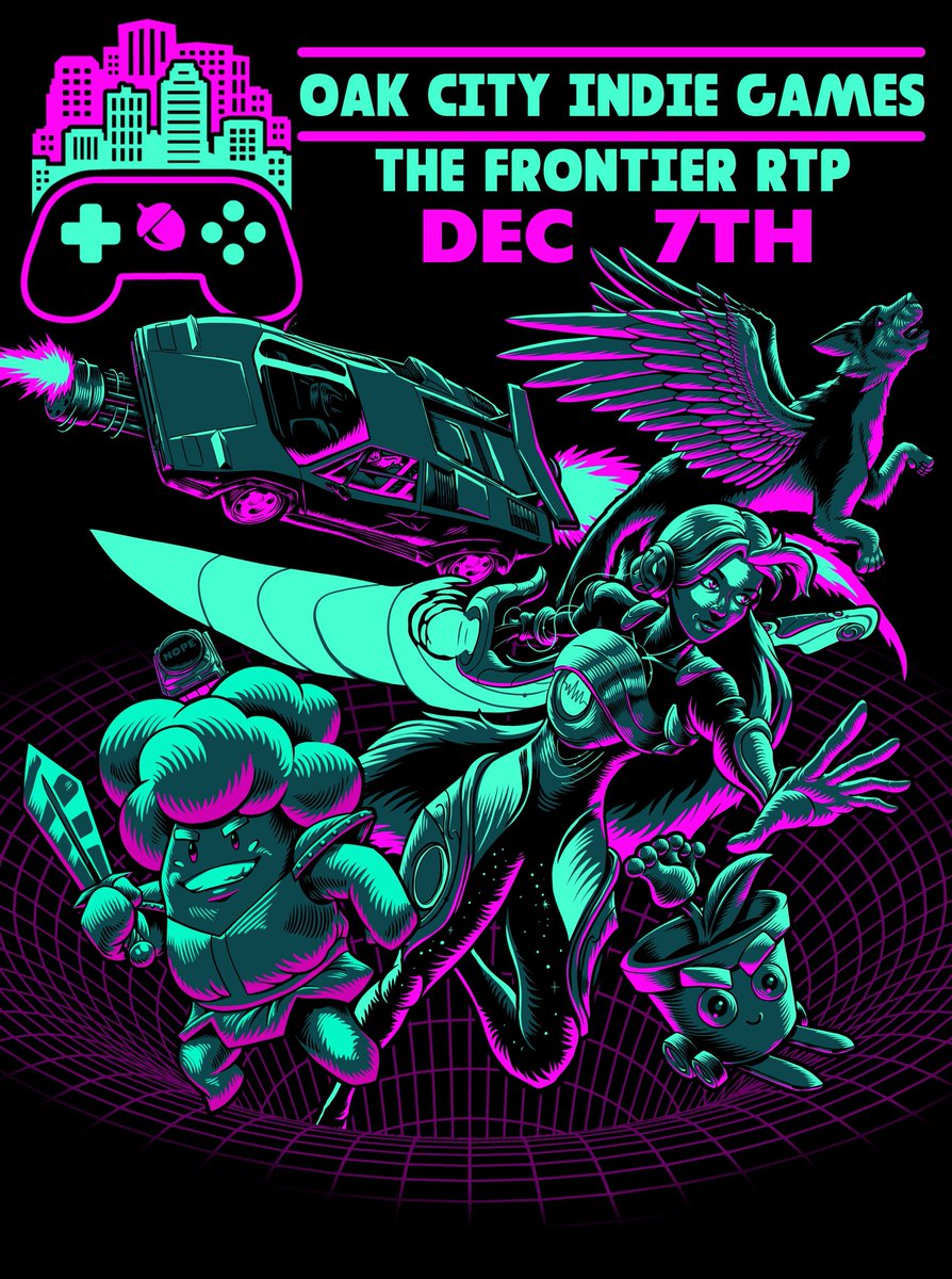 OakCityIndieGames (@oakcityindie) on Twitter photo Oak City Indie Games 2024 will be on December 7th at the Frontier RTP!
HUGE thanks to <a href="/triiarts/">Triangle Interactive Arts Collective</a> for hosting us again this year!
Tickets on sale SOON!
FB event is live now, mark your calendars! facebook.com/share/EVtUK4iz… Oak City Indie Games 2024 will be on December 7th at the Frontier RTP!
HUGE thanks to <a href="/triiarts/">Triangle Interactive Arts Collective</a> for hosting us again this year!
Tickets on sale SOON!
FB event is live now, mark your calendars! facebook.com/share/EVtUK4iz…