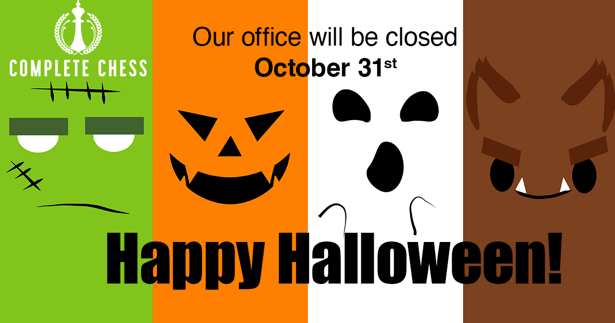 completechess's tweet photo. #HappyHalloween #Chess https://t.co/xwc9vhkhV9