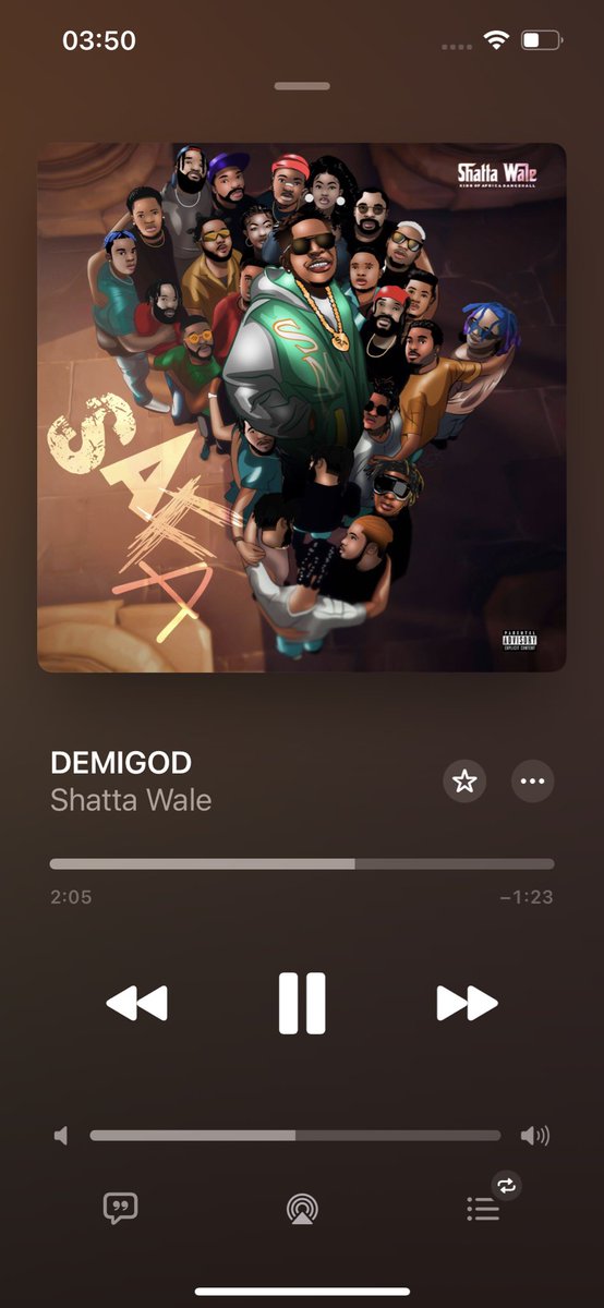 kobsol's tweet image. even if you don’t  believe in prophecy , just play #DemiGod and Repeat this words 

This year no fear 
Ego be no tears 💪

It’s working for me @shattawalegh 🙏🙌. Thank you 

music.apple.com/gh/album/demig…