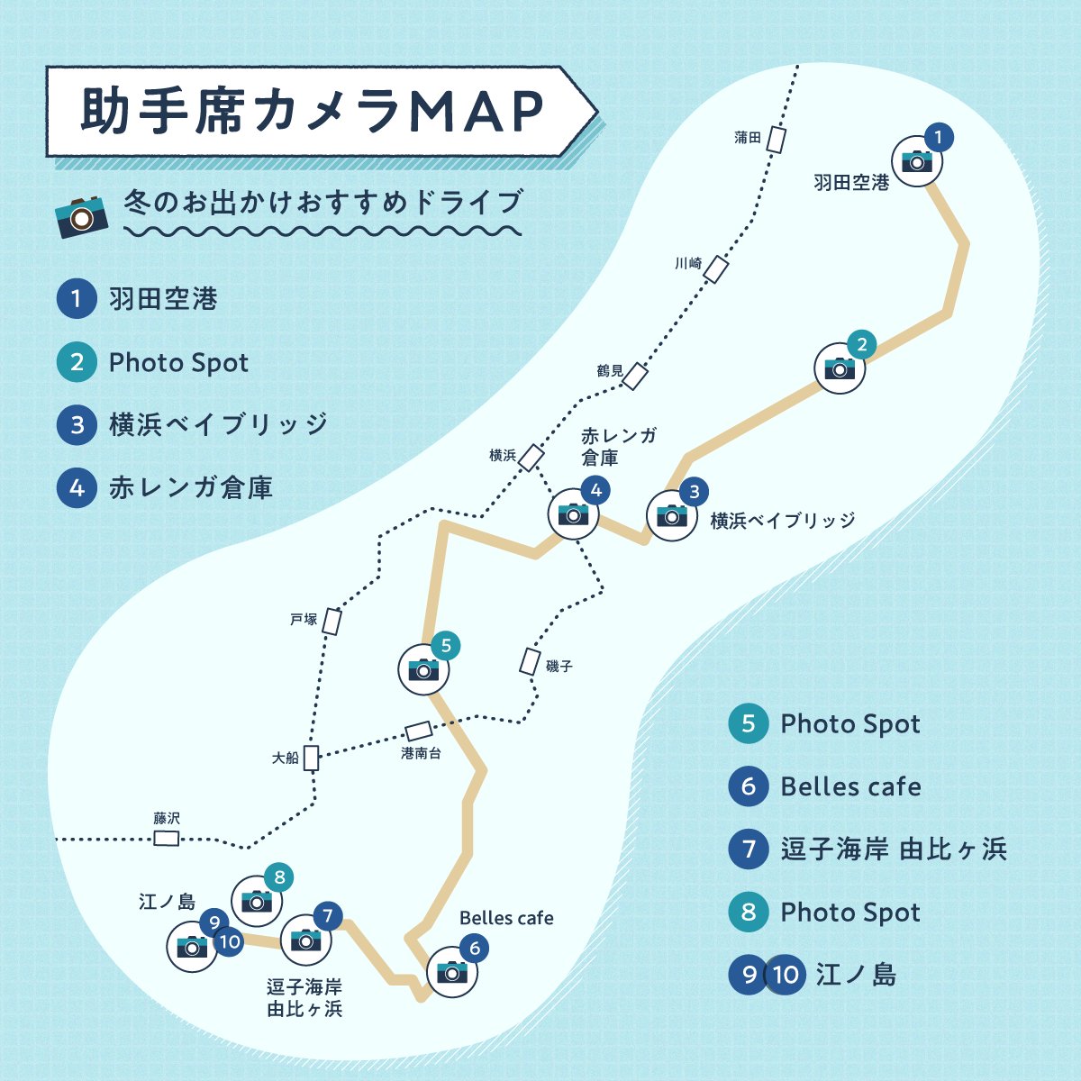 ソニー損保の自動車保険(公式) (@sonysonpo_jp) on Twitter photo /
⛄冬のおすすめ #ドライブ⛄
#助手席カメラ ドライブMAPをご紹介!
\
ご一緒したのは、写真家の金本凜太朗さん ( <a href="/torintaro/">Rintaro Kanemoto ︎</a> ) 📷
今回は羽田空港からSTART!
横浜を通って最後は海が綺麗な「 #江の島 」を目指しました🚗💨
ぜひ冬のドライブの参考に!🎄
#ソニー損保 /
⛄冬のおすすめ #ドライブ⛄
#助手席カメラ ドライブMAPをご紹介!
\
ご一緒したのは、写真家の金本凜太朗さん ( <a href="/torintaro/">Rintaro Kanemoto ︎</a> ) 📷
今回は羽田空港からSTART!
横浜を通って最後は海が綺麗な「 #江の島 」を目指しました🚗💨
ぜひ冬のドライブの参考に!🎄
#ソニー損保