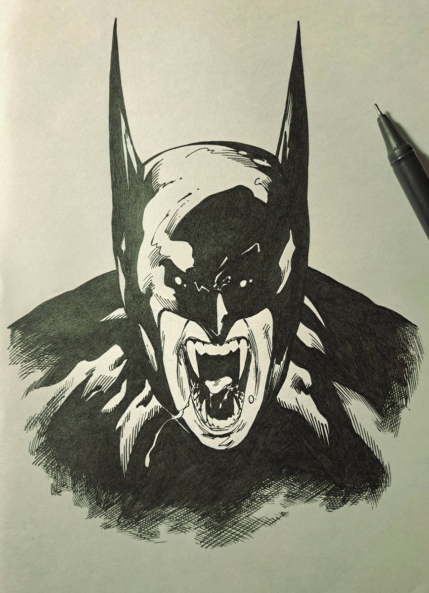 #Batman #Vampire #Halloween #HappyHalloween #Inktober
