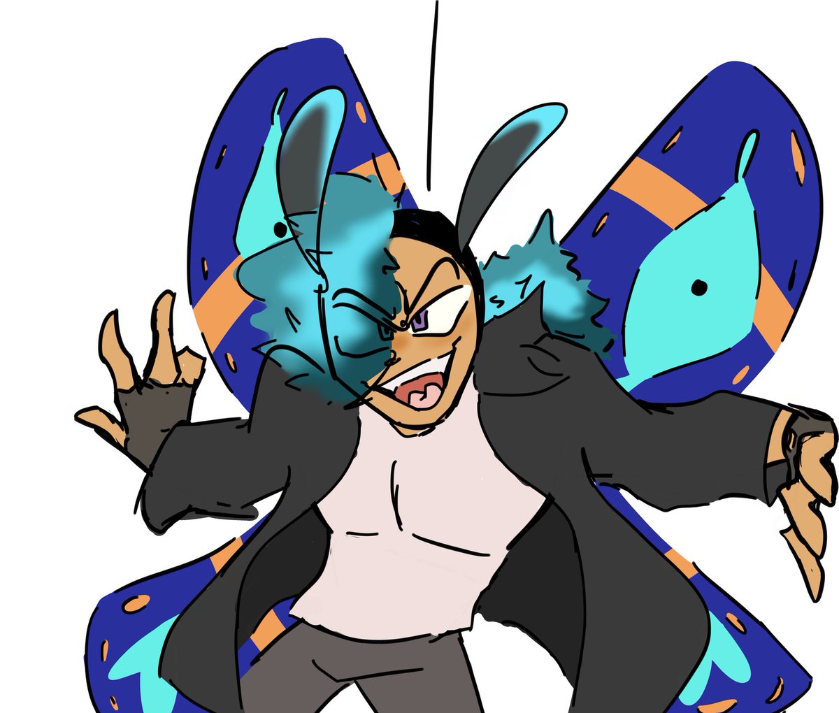 tangledwebs__'s tweet photo. @CloudyHeavenUwU Hey pookie! Just curious would you be willing to draw my moth man? Go wild if u choose to do him ^^ https://t.co/XJvDfIThej