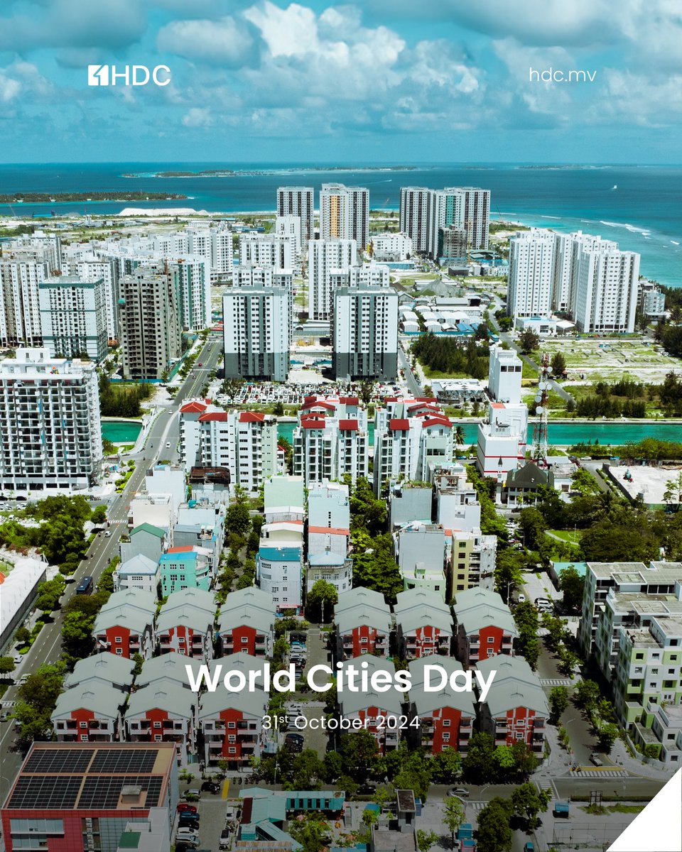Cities are where community takes root and a place for culture to thrive. Let’s shape Hulhumalé to be a sustainable urban landscape for generations to come!

#WithHDC
#MyHulhumalé