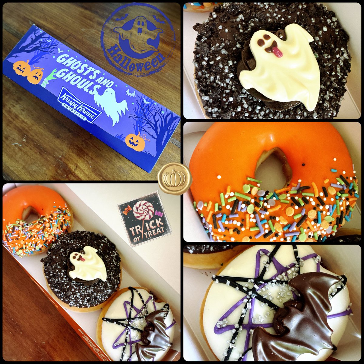 BeauNattaka's tweet photo. 👻 Trick or Treat , Happy Halloween 2024 🎃 #KrispyKremeThailand 🍩 https://t.co/2bGNm2LLvu