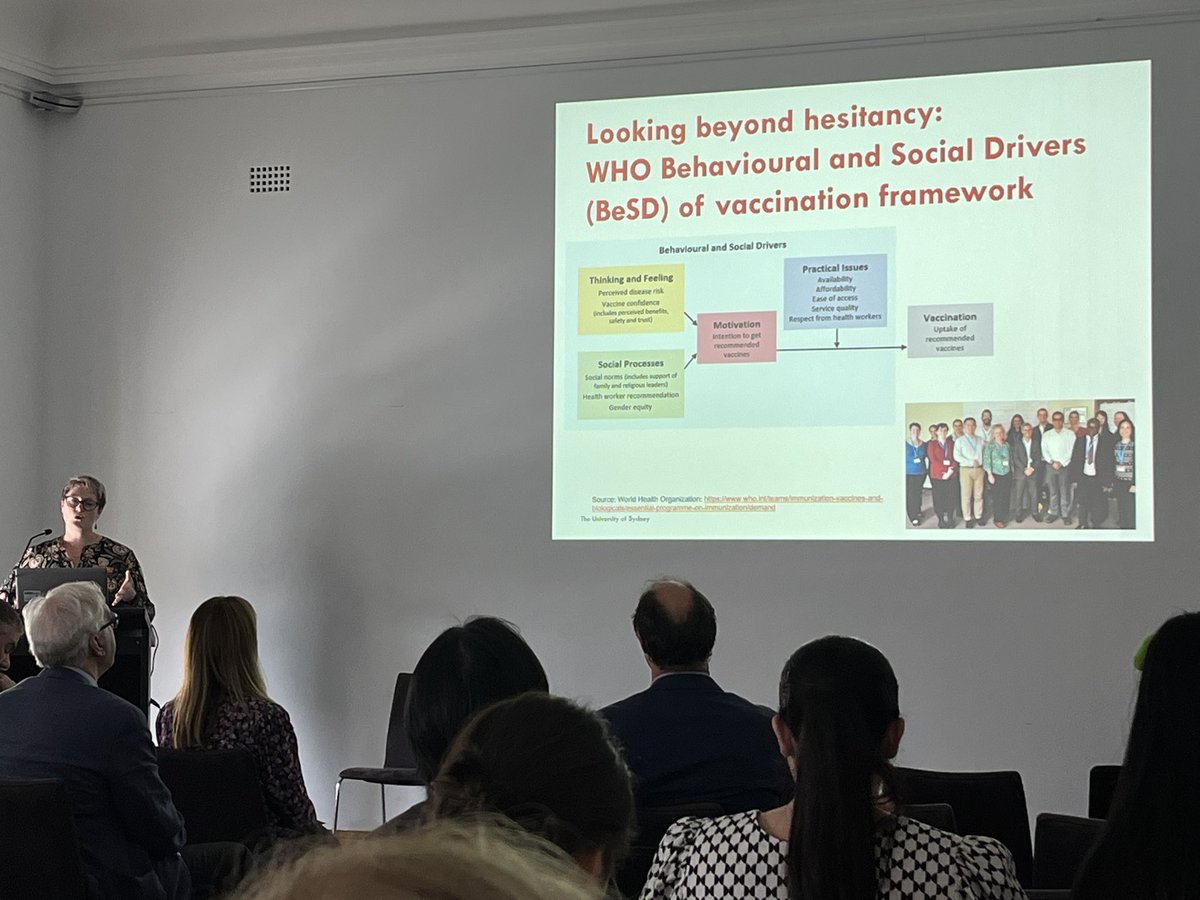 Dr Kerry Wiley presenting a fascinating talk about applying social science to fight against human and animal disease threats!