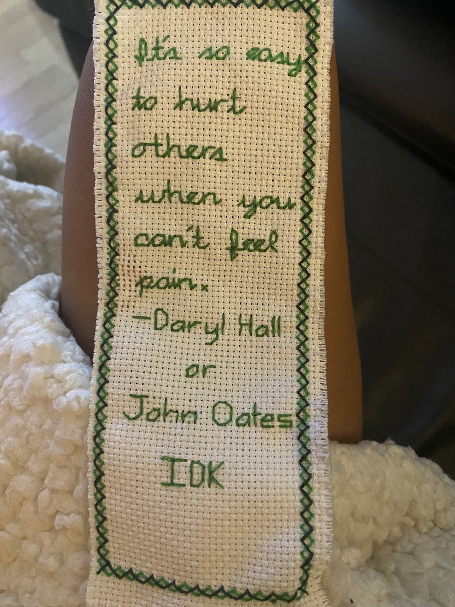 I just finished this new bookmark, it’s so stupid. I love it.