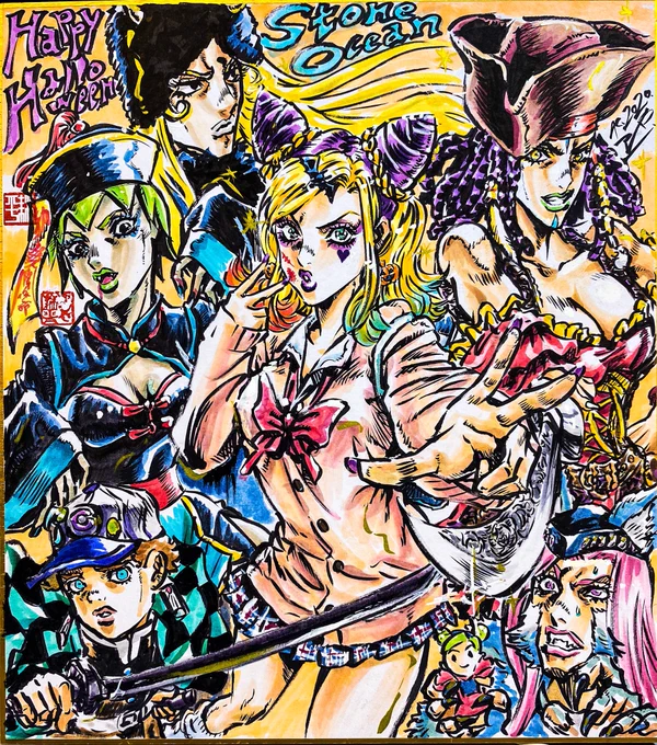 Happy Halloween!  #HalloweenIcons  #halloween2024  #ハロウィン #ハロウィン2024 #ハッピーハロウィン #HappyHalloween #jojo #jojo_anime #ジョジョハロウィン2024 #JJBA 