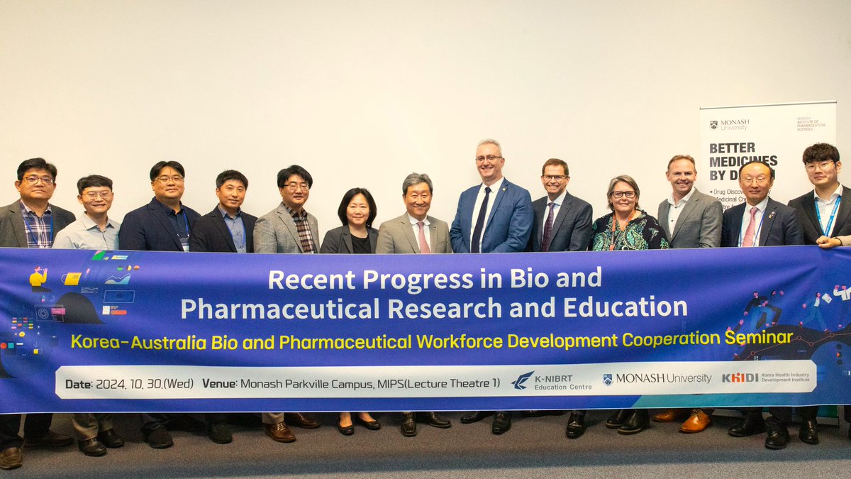 MTPConnect (@mtpconnect_aus) on Twitter photo With the Korean biotech delegation in Melbourne, our <a href="/belcher_jarrod/">Jarrod Belcher</a> was pleased to join the group from KHIDI & Yonsei University's K-NIBRT – on a visit to <a href="/MonashUni/">Monash University</a> Parkville to discuss pharmaceutical sciences, mRNA research & workforce development! 🇰🇷🇦🇺bit.ly/3C5nNu5 With the Korean biotech delegation in Melbourne, our <a href="/belcher_jarrod/">Jarrod Belcher</a> was pleased to join the group from KHIDI & Yonsei University's K-NIBRT – on a visit to <a href="/MonashUni/">Monash University</a> Parkville to discuss pharmaceutical sciences, mRNA research & workforce development! 🇰🇷🇦🇺bit.ly/3C5nNu5