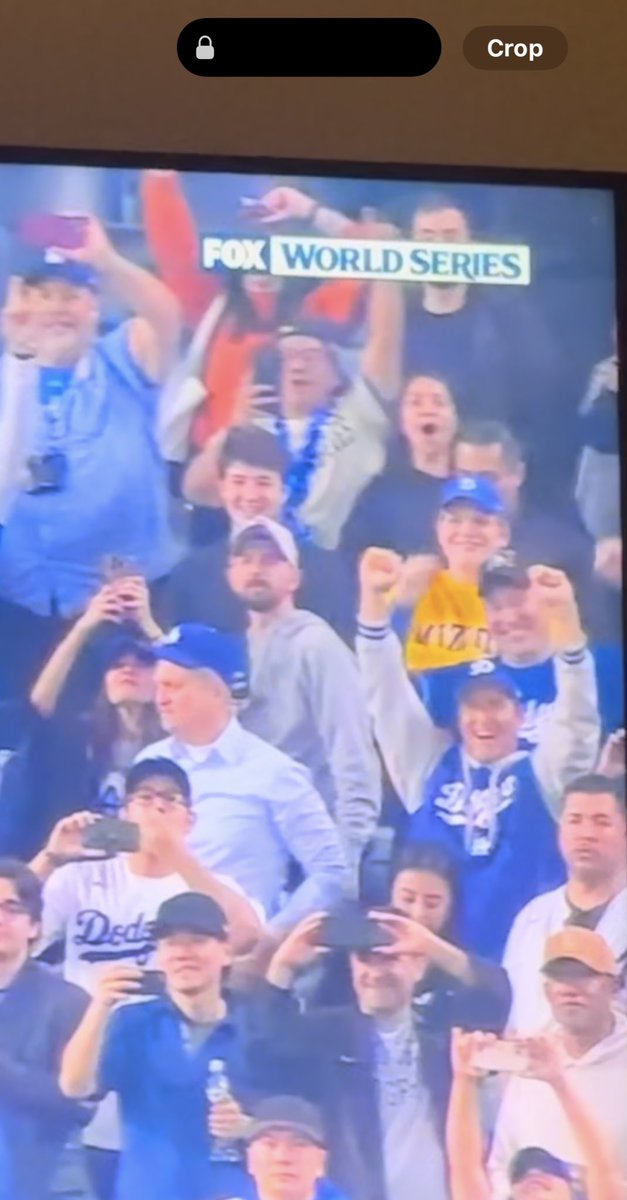 Who is wearing a <a href="/Mizzou/">Mizzou</a> shirt at the World Series??