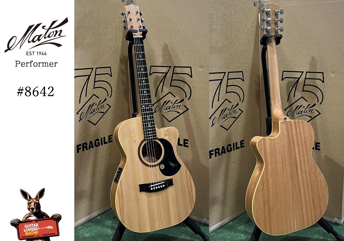 【ギタラバ仙台2024出品③】
EA808
PERFORMER

#ギタラバ #ギタラバSENDAI #メイトン #Maton