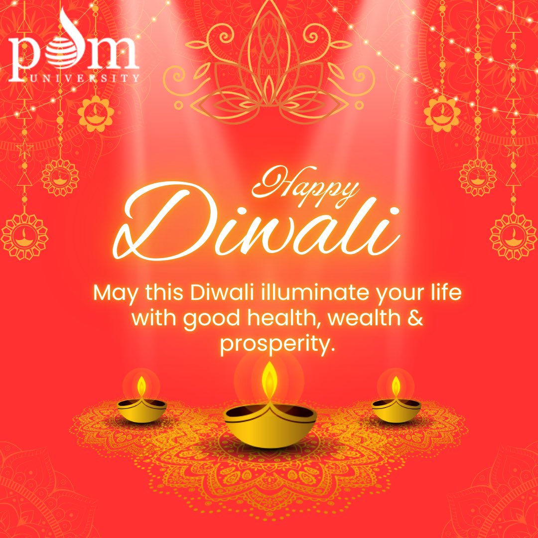 pdmuniversity's tweet photo. PDM University wishes you all a very Happy Diwali 🪔 #HappyDiwali https://t.co/y2AHq9KUPL