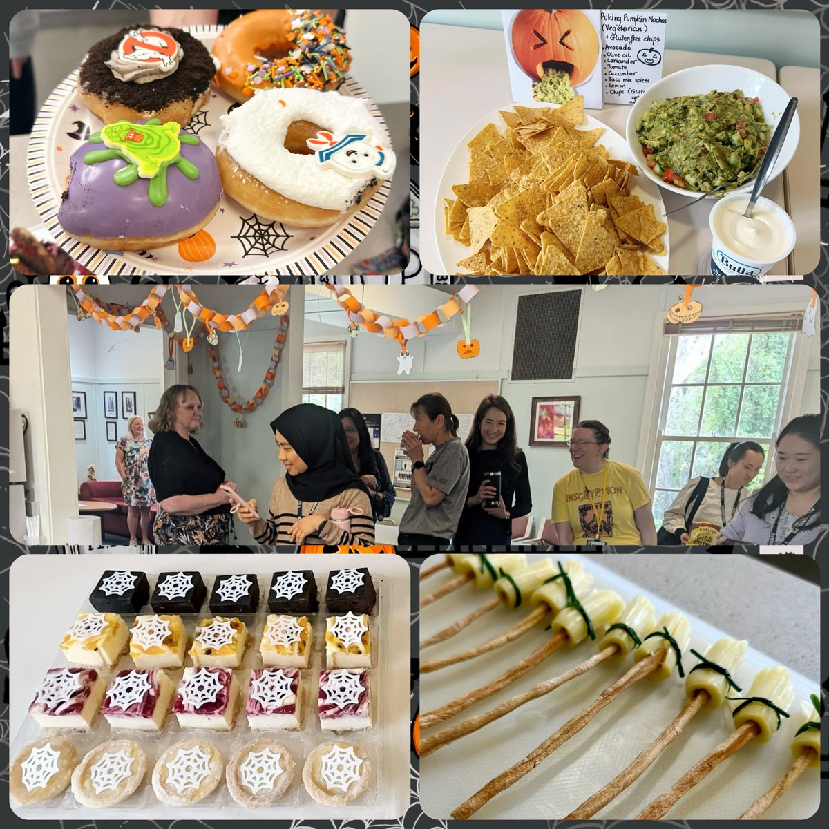 Big thanks to our amazing admin team and everyone at NCEPH for a SPOOKTACULAR #Halloween morning tea! 🎃🕸️🧁 From creative colleagues to ghostly goodies, it was festive fun all around! #TeamAppreciation