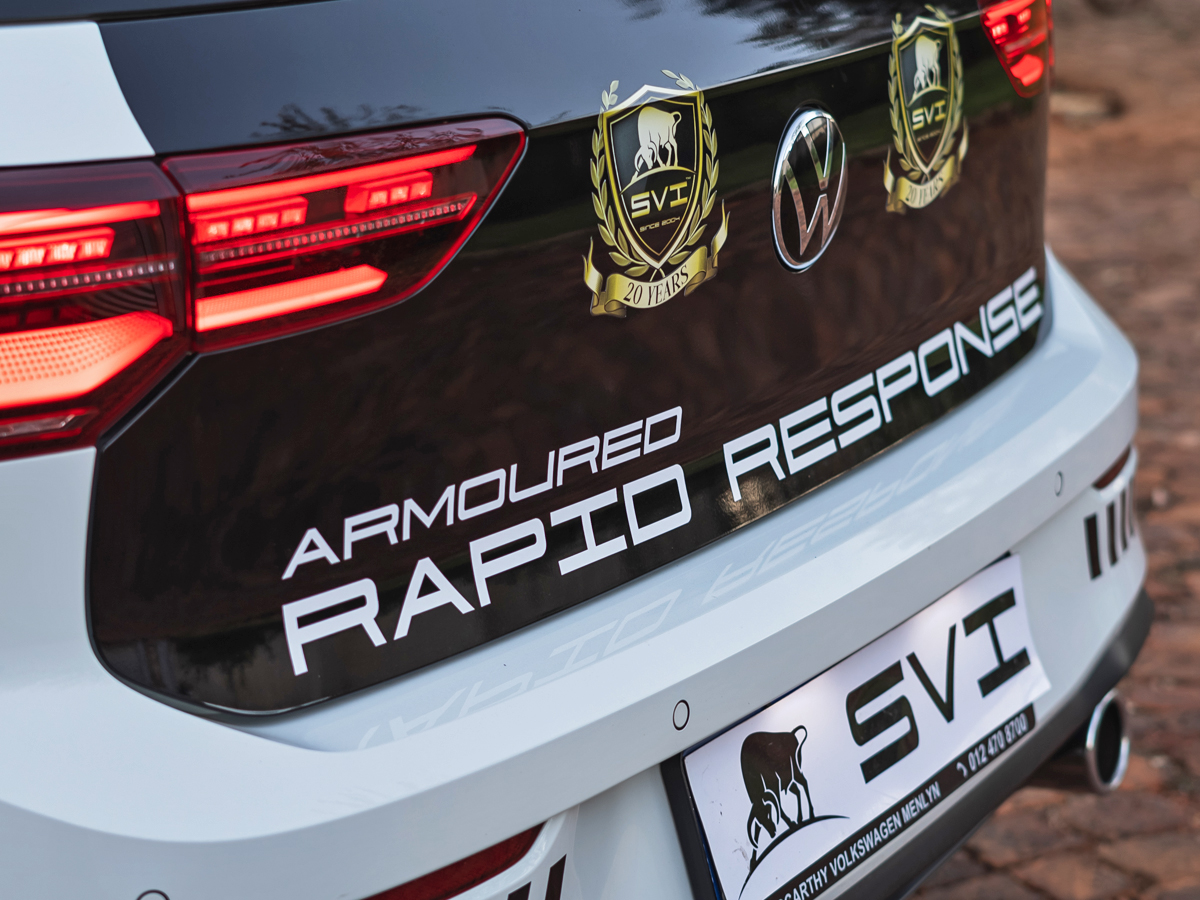SVI_Engineering's tweet photo. 📢 FOR SALE! Yes, the famous SVI AK47 Golf 8 GTI armoured rapid-response vehicle is up for grabs. 🙌

💪 B4+ (AK47) protection
🛞 Continental SportContact 7s
🚗 13 000 km on the clock
🤝 R1,550,000 (including VAT)

➡️ Details here: https://t.co/qUEayXozxt https://t.co/z1vYGNUCZ5