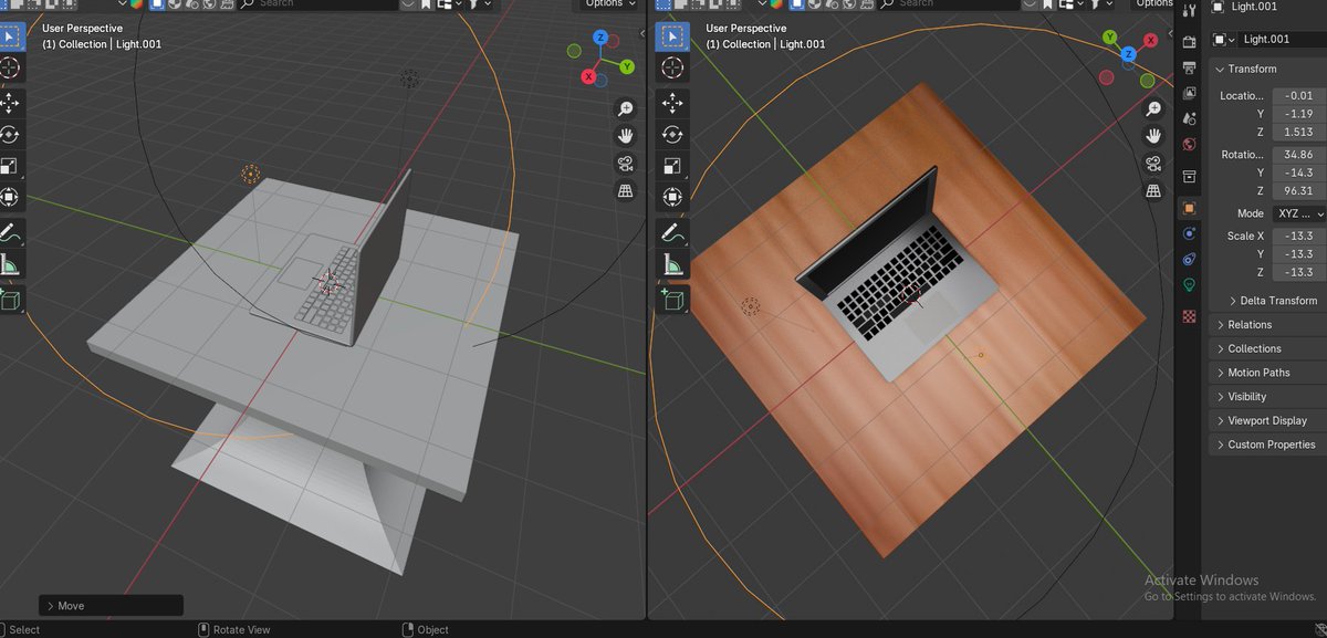 Sax_pharmacist's tweet image. So, I did this MAGIC with just my imagination of how Laptop should be, no specific brand was speculated...

#3dmodelling #animation #yappi #mudmaverick #crofam #productanimation #3dblender #blender