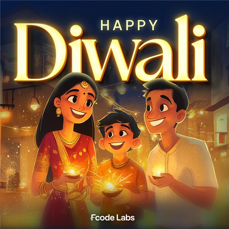 FcodeLabsLive's tweet image. May the #FestivalOfLights 🪔 bring new energy, innovation, and growth for all! #FcodeLabs is inspired to help you shine 🌟 in every endeavour and looks forward to creating a brighter, more connected future together 🤝. 

The Fcode Team wishes you a happy #Diwali! 💫
