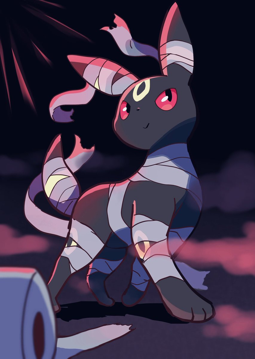 Komanychi's tweet image. Spoooky Umbreon