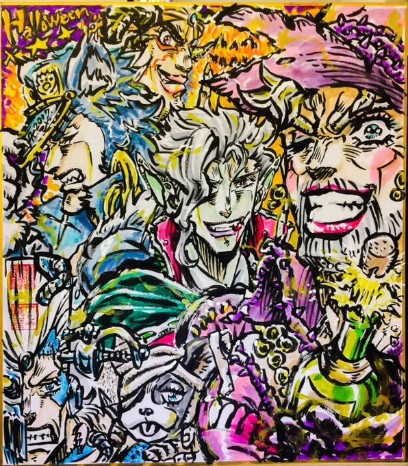 Happy Halloween!  #HalloweenIcons  #halloween2024  #ハロウィン #ハロウィン2024 #ハッピーハロウィン #HappyHalloween #jojo #jojo_anime #ジョジョハロウィン2024 #JJBA 