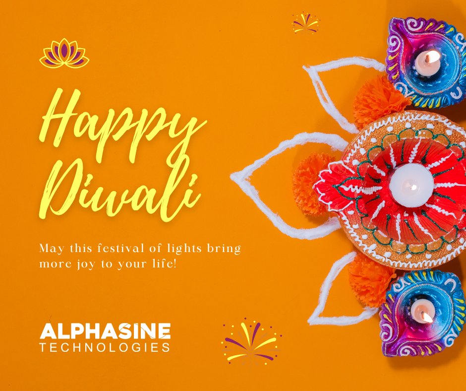 alphasinetech's tweet photo. We wish you all a very happy and joyous Diwali !!

#HappyDiwali2024 https://t.co/VGgR20h3NL