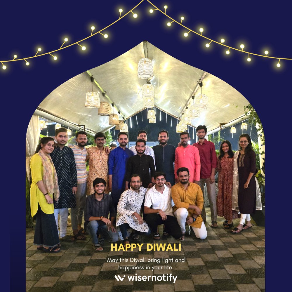 WiserNotify's tweet photo. Wishing everyone a joyful Diwali! May your celebrations be filled with light, happiness, and lots of sweet moments. Enjoy the festivities! 🌟✨ #HappyDiwali https://t.co/jdRrPcfdlw