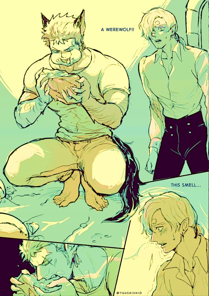 yuushishio's tweet photo. "still hungry?"

their story is long ahead, you can read here 🤭
https://t.co/pVmBqtoYJz
scene from fanfic: Ambiguous Ambrosia by @auspizien 

#zosan #HappyHalloween https://t.co/MYICSP5hpw