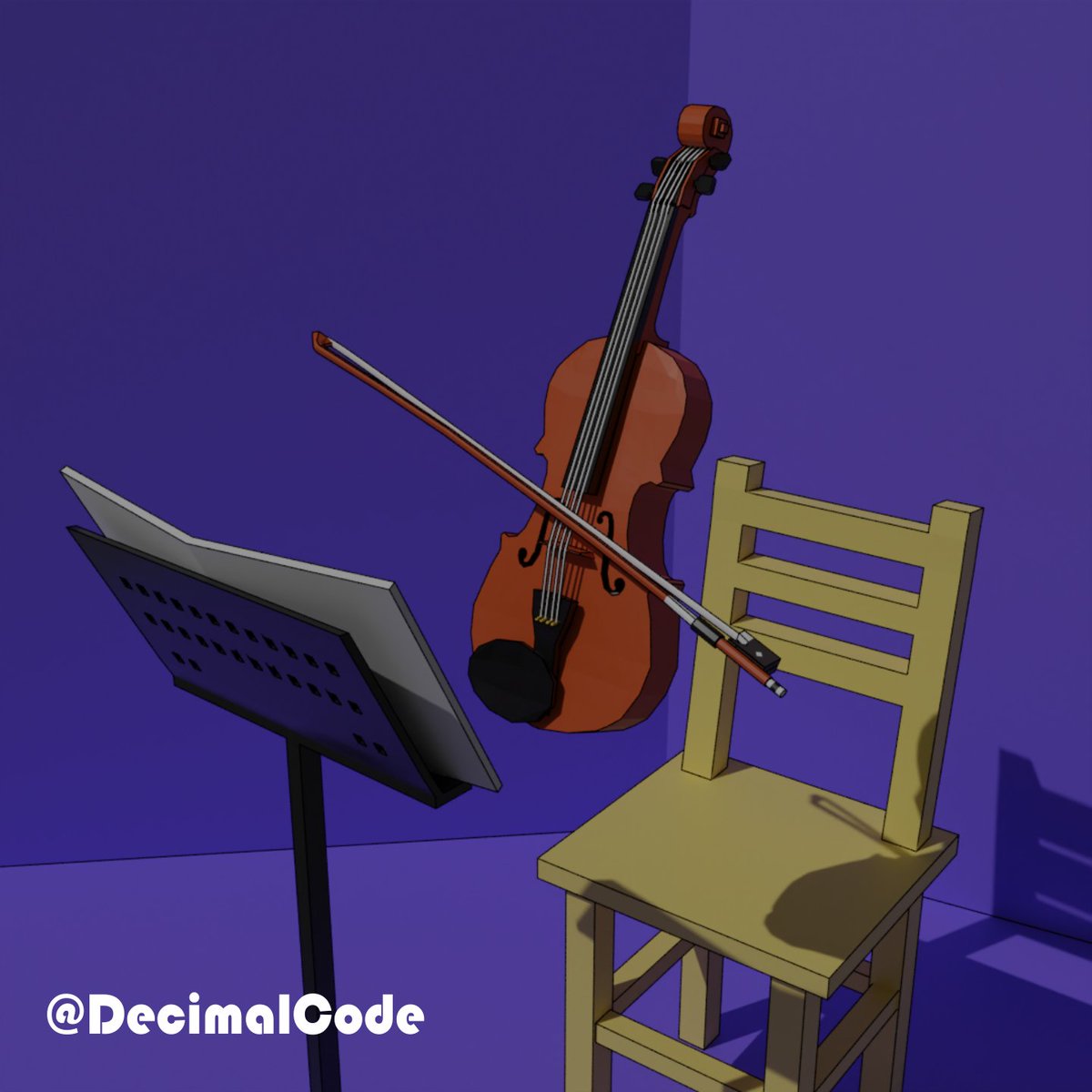 DecimalCode's tweet photo. Inktober 2024

Day 30 - Violin

"Practice Lesson"

#inktober #inktober2024 #3d #blender #3dart #blender3d #violin #music #practice #musician #instrument https://t.co/kDozV6lfWX