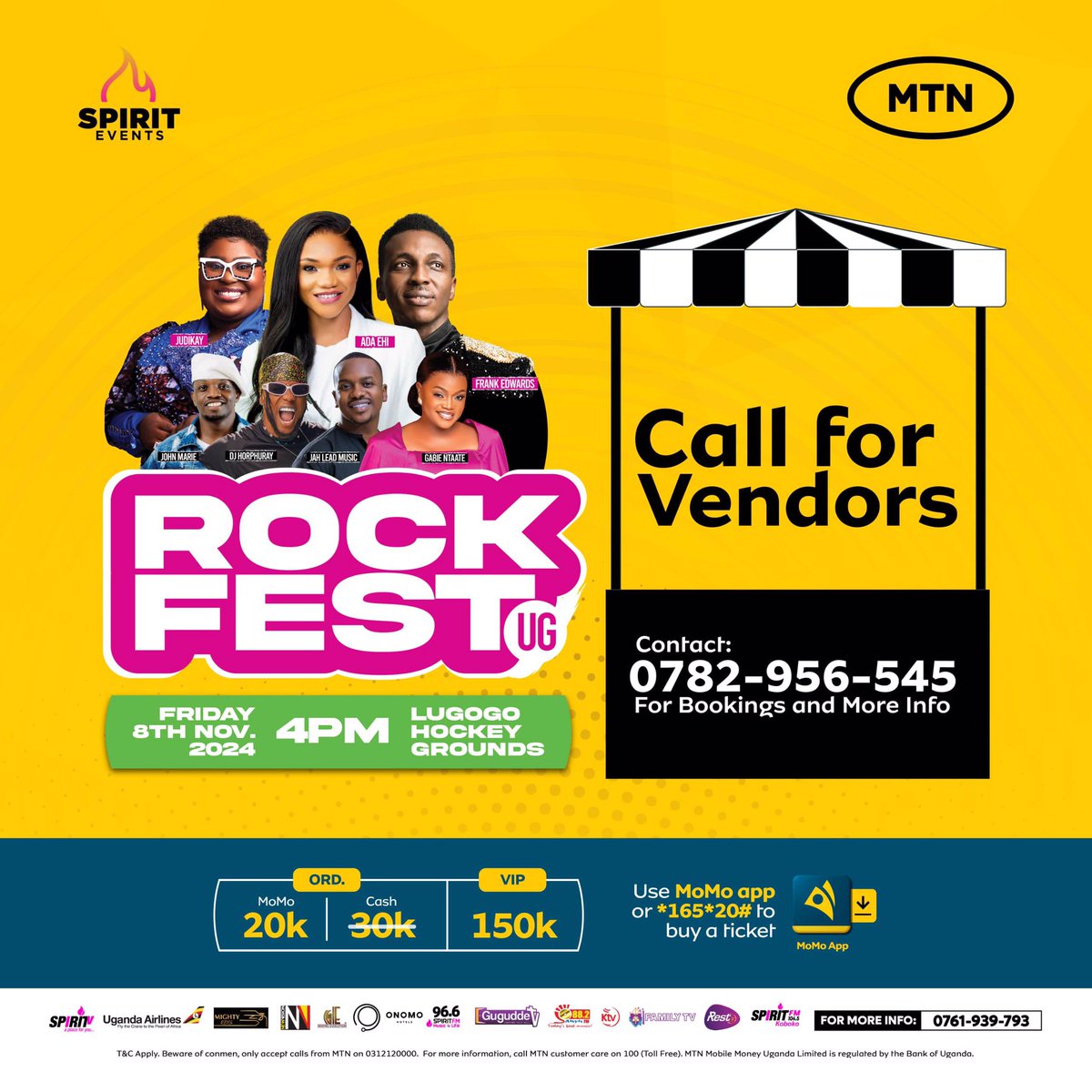 Bahati Hilda Sabiti (@bahatihilda) on Twitter photo This day is a “public holiday” 😀😀😀 Get your ticket Osirike.
<a href="/Gabientaate/">Gabie Ntaate</a> with other powerhouses:-) You can’t afford to miss this 👌
#Rockfestug
#SpiritEvents This day is a “public holiday” 😀😀😀 Get your ticket Osirike.
<a href="/Gabientaate/">Gabie Ntaate</a> with other powerhouses:-) You can’t afford to miss this 👌
#Rockfestug
#SpiritEvents