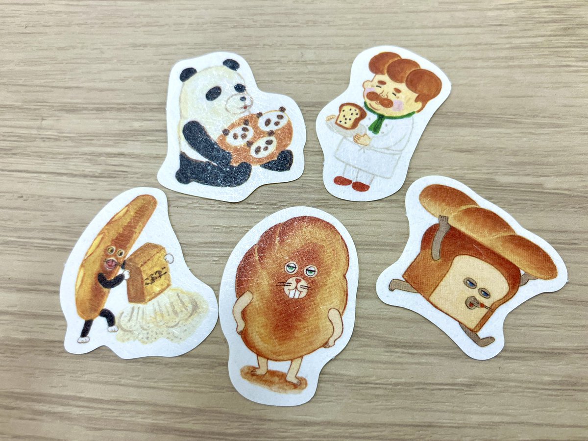 パンどろぼう』の人気商品、和紙フレークシール（2種類）が再入荷 