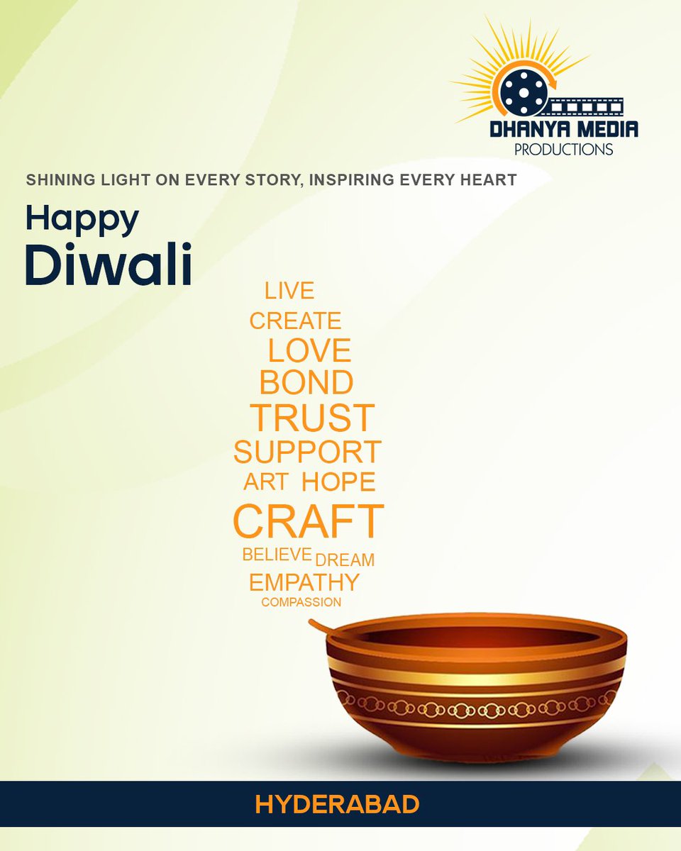 DhanyaMedia's tweet photo. Wishing each one of you a very happy Diwali 🪔 🎇
#HappyDiwali2024 
#Dhanyamedia
@27stories_ https://t.co/tHDgsytEQk