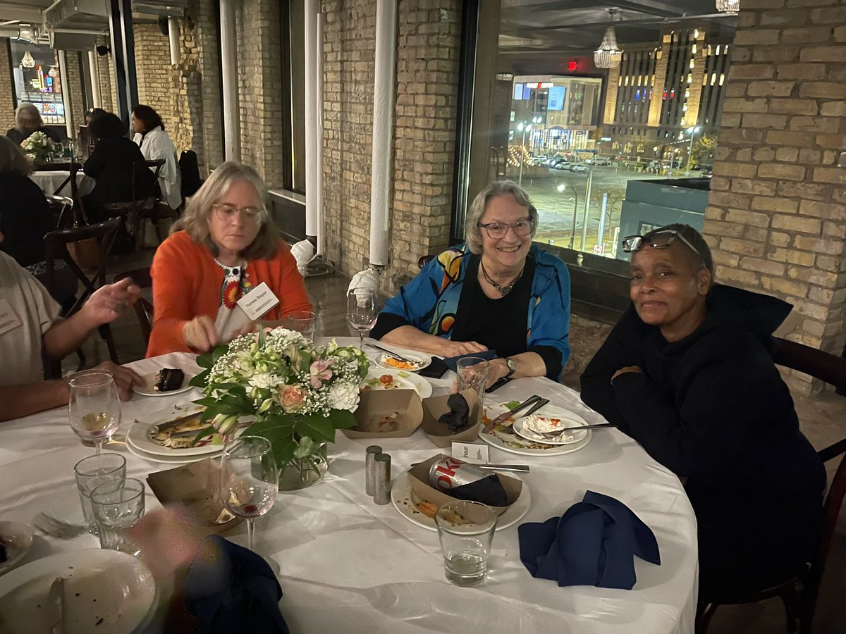 Wrapped up the 2024  <a href="/APHAAnnualMtg/">APHA's Annual Meeting & Expo</a> with a <a href="/UM_MICHR/">MICHR</a> sponsored reception honoring the incomparable Ella Greene- Moton who completed her year as <a href="/PublicHealth/">APHA</a> President! We celebrate our community partner and leader on her historic achievement! Thank you, Ella, for paving the way!