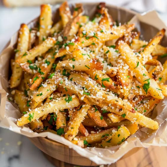 ann_ann886's tweet photo. Air Fryer Garlic Parmesan Fries https://t.co/mXJ1YnS7kl