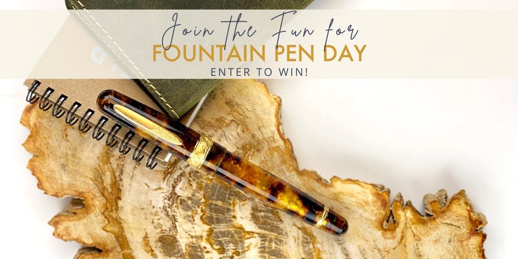 Don’t miss your chance to win one of the amazing prizes during our Fountain Pen Day 2024 Giveaway—like a Stipula Etruria Magnifica Fountain Pen! (It's lovely now and forever). ✒️🙌  Enter now before it's too late: penchalet.com/fountain_pen_d… #FountainPenDay #Giveaway #PenChalet